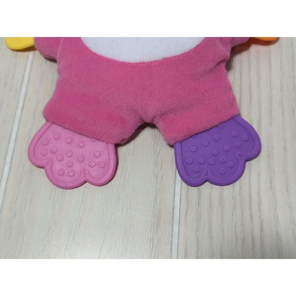 Scholastic for Baby pink mouse I love heart you teether lovey orange yellow